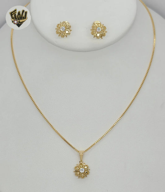 Gold Laminate - Zircon Star Set -